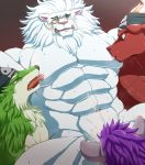  blush bovine canine cattle cum eyewear feline forced fur gangbang green_fur group group_sex hyena lion male male/male mammal mane monocle muscular muscular_male navel nipple_suck pecs pirate rape sex snow_(tas) sucking tokyo_afterschool_summoners white_fur wolf ブロークン 