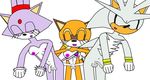  blaze_the_cat marine_the_raccoon masteraccount silver_the_hedgehog sonic_team 