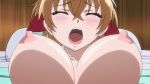  1girl animated animated_gif blush bouncing_breasts breasts eyes_closed implied_sex kakushi_dere large_breasts moaning nipples nonoura_nonoka open_mouth 