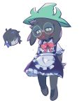  2018 black_fur blood blush boss_monster caprine clothed clothing cosplay crybleat deltarune digital_media_(artwork) eyewear fur glasses goat hat hi_res human kris kris_(deltarune) long_ears maid_uniform male mammal nosebleed open_mouth ralsei ribbons sketch undertale uniform video_games 