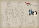  anthro chimera concept digital_media_(artwork) duskdragyn female hybrid invalid_tag looking_at_viewer mammal model_sheet personal sam solo wings 