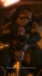  alien balls big_balls big_penis bottom_pov clenched_teeth dialogue eyes_closed huge_penis imminent_orgasm krogan low-angle_view male mass_effect masturbation multi_balls muscular muscular_male nude penis precum receiving_pov rooking scales solo teeth text thick_penis uncut video_games worm&#039;s-eye_view 
