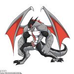  anthro dankodeadzone dragon ki male penis simple_background solo watermark white_background 