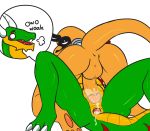  anthro anus balls butt clothed clothing cum digital_media_(artwork) dragon dragon_city duo erection high_resolution_dragon high_score_dragon male male/male nude open_mouth penis scalie secrets-from-dark simple_background smile white_background 