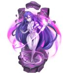  absurdres ass_visible_through_thighs blue_hair collarbone commentary corruption fire_emblem fire_emblem:_kakusei full_body full_body_tattoo gimurei hair_between_eyes highres ibenz009 long_hair looking_at_viewer lucina magic magic_circle navel no_nipples no_pussy possessed purple_skin red_eyes rubble smile solo tattoo transparent_background very_long_hair 