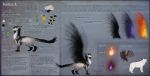  2018 bat black_hair canine digital_media_(artwork) dragon english_text feral green_eyes hair hydlunn mammal model_sheet text wolf 