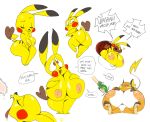  anthro big_breasts breasts butt digital_media_(artwork) english_text female fur growth hyper mammal mouse nintendo nipples nude oddjuice open_mouth pikachu pok&eacute;mon pok&eacute;mon_(species) pussy raichu rodent short_stack simple_background smile solo standing teeth text video_games 