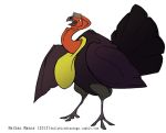  2015 4_toes ambiguous_gender australian_brushturkey avian beak biped bird black_eyes black_feathers black_tail brushturkey digital_drawing_(artwork) digital_media_(artwork) feathered_wings feathers featureless_crotch feral full-length_portrait grey_beak grey_feathers grey_wings jamminbison long_neck megapodiid multicolored_skin open_beak open_mouth open_smile pink_skin portrait simple_background smile solo standing tail_feathers toes toony two_tone_skin url wattle white_background winged_arms wings yellow_skin 