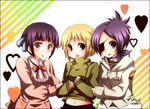  :o arm_grab axis_powers_hetalia bad_id bad_pixiv_id black_eyes blonde_hair blush chrome_dokuro chrome_dokuro_(cosplay) coat cosplay costume_switch crossover dress eyepatch grey_eyes hair_ribbon headband heart hyuuga_hinata hyuuga_hinata_(cosplay) katekyo_hitman_reborn! liechtenstein_(hetalia) liechtenstein_(hetalia)_(cosplay) midriff multicolored multicolored_eyes multiple_crossover multiple_girls naruto naruto_(series) navel purple_hair ribbon saku_anna short_hair 