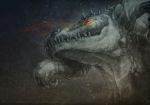  2012 curved_horn digital_media_(artwork) dragon headshot_portrait kur0i kuroi-kisin portrait teeth 