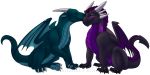  2018 3_toes 4_fingers 4_toes all_fours alpha_channel barefoot belly_scales black_scales blue_scales blush boop chibi claws cuddling digital_media_(artwork) dragon duo eye_ridges eyes_closed faunic_(djdisko) feral garo_(garoshadowscale) happy heartwarming hi_res hindpaw horn intimate kissing long_neck love male markings membranous_wings nude paws purple_markings purple_scales quadruped racktor reptile ridges romantic romantic_couple scales scalie shaded shadow shy side_view simple_background sitting snout soles standing stripe stripes teal_scales toe_claws toes toony transparent_background western_dragon wings 