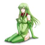  arm_support between_legs boots dress elbow_gloves fire_emblem fire_emblem:_monshou_no_nazo floating_hair gloves green_eyes green_footwear green_gloves green_hair hair_between_eyes hand_between_legs highres long_hair looking_at_viewer paola parted_lips shiny shiny_hair short_dress side_slit simple_background sitting sleeveless sleeveless_dress solo tamamon thigh_boots thighhighs very_long_hair white_background 