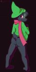  2018 absurd_res anthro backsack balls black_fur blush bottomless butt caprine carpetwurm clothed clothing clothing_lift deltarune eyewear fur glasses goat hi_res looking_back male mammal partially_clothed presenting presenting_hindquarters raised_tail ralsei scarf shirt shirt_lift smile solo sweat 