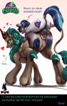  &lt;3 2018 anal anal_penetration animal_genitalia animal_pussy anus clitoral_winking clitoris cutie_mark dialogue duo empressbridle english_text equine equine_pussy erection female feral friendship_is_magic hair horn horse kirin male male/female mammal my_little_pony penetration penis pony pussy pussy_juice queen_rain_shine_(mlp) raised_tail sex shining_armor_(mlp) text 
