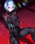  alternate_breast_size arm_support arms_behind_back ayanami_rei ban bangs black_bodysuit blue_hair bodysuit breasts breasts_apart cameltoe collarbone commentary covered_navel covered_nipples crotch_seam dutch_angle evangelion:_3.0_you_can_(not)_redo eyebrows_visible_through_hair from_above gloves hair_between_eyes headgear highres impossible_bodysuit impossible_clothes knee_up lcl leaning_back lips looking_at_viewer looking_up medium_breasts neon_genesis_evangelion number parted_lips partially_submerged pilot_suit plugsuit rainbow rebuild_of_evangelion red_eyes revision ripples shadow short_hair sitting skin_tight slender_waist solo spread_legs straight_hair thighs turtleneck 