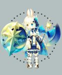 :o animal_ear_fluff animal_ears argyle armor armored_dress ashisu_(shisono) axe bangs battle_axe blue_bow blue_cape blue_dress blue_legwear blue_neckwear blue_ribbon boots bow breastplate bunny_ears cape cross dress english faulds full_body gauntlets grey_background hair_bow hair_intakes hair_ornament hairclip heterochromia holding holding_axe holding_shield holding_weapon knee_boots knight long_hair looking_away looking_to_the_side neck_ribbon open_mouth original outstretched_arm pauldrons pigeon-toed ribbon shield signature silver_hair simple_background solo sparkle standing star striped striped_legwear swept_bangs tareme vertical-striped_legwear vertical_stripes weapon white_footwear white_hair 