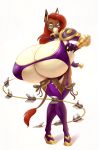  2018 anthro armor big_breasts breasts brown_eyes brown_hair clothing cosplay donkey equine eyewear fan_character glasses hair huge_breasts hyper hyper_breasts ivy_valentine legwear lidia_(hyperstorm_h) looking_at_viewer male mammal marauder6272 melee_weapon my_little_pony nipple_bulge solo soul_calibur stockings sword unconvincing_armor weapon 