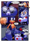  &lt;3 anal anal_penetration anal_stretching anus big_breasts big_penis breasts canine clothing cloudz comic dialogue dreamcastzx1 duo english_text female gloves hedgehog huge_breasts huge_penis lupe_the_wolf male male/female mammal nipples nude penetration penis sonic_(series) sonic_the_hedgehog spread_anus spreading tears text tongue tongue_out video_games wolf 