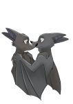  bat black_nose claws couple_(disambiguation) fur male male/male mammal montimer_(yinller) pointy_ears unknown_character wings yinller 