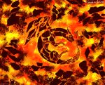  2018 digital_media_(artwork) dragon elemental elemental_dragon feral fire_elemental floverale-hellewen lava solo 