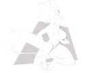  anthro artz breasts clothed clothing digital_media_(artwork) dragon facial_markings female fin horn markings open_mouth panties savage scalie simple_background sketch skimpy smile solo teeth toes tongue underwear 