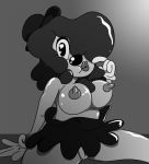  &lt;3 &lt;3_eyes big_breasts breasts clothing clown female hat mammal old_toon panic_pippy solo underwear unknown_species 