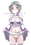  arc_the_lad arc_the_lad_iii blush breasts character_request commentary_request genderswap genderswap_(mtf) midriff navel panties short_hair skirt skirt_lift solo surume_(surume_8738) thighhighs underwear yellow_eyes 