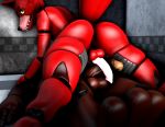 3d_(artwork) animatronic anthro anus balls big_butt butt canid canine digital_media_(artwork) duo erection five_nights_at_freddy&#039;s fox foxy_(fnaf) freddy_(fnaf) frottage half-erect knot looking_at_viewer machine male male/male mammal naughty_face nude penis robot rx1213 sex source_filmmaker ursid video_games yellow_eyes 