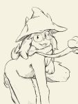  anthro barefoot bovid caprine claws collar deltarune eyebrows fangs fluffy fluffy_tail fur goat hair j-m kneeling male mammal naked_collar navel nipples nude open_mouth open_smile paws petplay ralsei roleplay simple_background smile teeth tongue video_games 