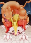  &lt;3 &lt;3_eyes 2018 3_toes ambiguous_gender ambiguous_penetration blue_eyes blush braixen charizard cidea claws cum cum_on_ground cum_on_head duo excessive_cum from_behind_position front_view male male/ambiguous motion_lines nintendo nude open_mouth orange_body penetration pok&eacute;mon pok&eacute;mon_(species) red_eyes saliva sex shaking toes torso_grab trembling video_games wings 