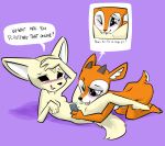  aggressive_retsuko antelope anthro anthro_on_anthro black_eyes blush bovid breasts canid canine cellphone cunnilingus cutaway dialogue duo english_text featureless_breasts female female/female fennec fenneko fluffy fluffy_tail fox fur hand_on_head horn interspecies lying mammal nontoxo nude on_back one_eye_closed open_mouth open_smile oral orange_fur phone purple_background sanrio selfie sex simple_background smile speech_bubble taking_photo tan_fur text tsunoda vaginal 