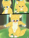  ambiguous_gender blush comic feral kaiizree nintendo pok&eacute;mon pok&eacute;mon_(species) sandshrew shaking text transformation video_games 