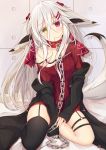  animal_ears heterochromia moai21 tail thighhighs 