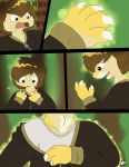  clothing comic human kaiizree male mammal nintendo pok&eacute;mon pok&eacute;mon_(species) sandshrew shrinking text transformation video_games 