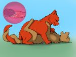  animal_genitalia animated colored cum felid feline female feral firestar_(warriors) hi_res male male/female mammal penetrating sandstorm_(warriors) simple_background thathornycat 