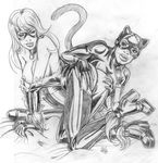  batman black_cat catwoman dc marvel pablo_comics spider-man 