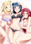  bra bunji love_live!_sunshine!! ohara_mari pantsu sakurauchi_riko tsushima_yoshiko 