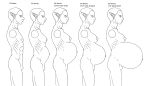  abs absurd_res anatomy balls breasts demon herm hi_res intersex male male_pregnancy pregnant quadruplets 