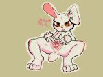  anthro bloody_bunny female hi_res kingdoujin lagomorph mammal nude pussy rabbit solo spread_pussy spreading 