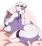  absurd_res all_fours anthro asriel_dreemurr big_breasts big_butt blush bovid breasts butt caprine crossgender curvaceous female goat hi_res huge_breasts huge_butt hyper hyper_breasts looking_at_viewer mammal nipples ryousakai smile solo thick_thighs undertale video_games 