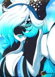  2019 anthro big_breasts bikini bikini_top blue_eyes breasts cetacean cleavage clothed clothing delphinoid digital_media_(artwork) dragon female gradient_hair hi_res hybrid looking_at_viewer mammal marine oceanic_dolphin open_mouth orca penelope rainbowscreen selfie solo swimsuit teeth tongue toothed_whale 