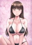  ameno_shigure bikini cleavage erect_nipples girls_und_panzer nishizumi_shiho swimsuits 