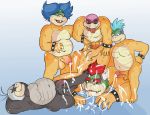  age_difference anal anal_penetration anthro anus balls biceps big_penis bowser bracelet brown_scales butt clothing cosmic51moon cum cum_inside erection eyewear father father_and_son feet fellatio glasses group group_sex horn humanoid humanoid_penis incest jewelry koopa koopaling larry_koopa legwear ludwig_von_koopa male male/male mario_bros morton_koopa_jr. musclegut muscular muscular_male nintendo nude old oral orgasm overweight overweight_male parent penetration penis penis_size_difference precum roy_koopa scales scalie sex size_difference slightly_chubby small_dom_big_sub smile son spikes submissive submissive_male sucking swallowing technical_incest thick_penis thrusting tongue video_games 
