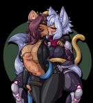  &lt;3 abdominal_bulge ambiguous_penetration animal_genitalia animal_humanoid animal_penis big_breasts big_penis blush breasts canid canid_humanoid canine canine_humanoid cat_humanoid clothed clothing curvaceous dickgirl dickgirl/female dog_humanoid duo equine_penis erection felid felid_humanoid feline feline_humanoid female hi_res humanoid intersex intersex/female kissing limebreaker mammal nipple_outline penetration penis penis_shaped_bulge sex standing 