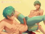  2boys abs blush bulge cowgirl_position cum ephraim erection fire_emblem imminent_anal innes male_focus multiple_boys nintendo nipples patreon_username penis reddverse riding straddling testicles thick_thighs thighs yaoi 