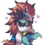  &lt;3 alpha_channel ambiguous_gender animated blush digital_media_(artwork) duo embrace eyes_closed hug lucario nintendo ouroporos pixel_(artwork) pixel_animation pok&eacute;mon pok&eacute;mon_(species) simple_background transparent_background video_games zoroark 