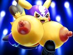  big_breasts breasts disembodied_penis duo female gotobeido hi_res huge_breasts hyper hyper_breasts male nintendo penis pikachu pikachu_libre pok&eacute;mon pok&eacute;mon_(species) solo_focus video_games 