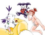  asthexiancal digimon gatomon impmon mewtwox renamon rika_nonaka 