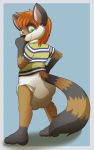  anthro cub diaper feces male mammal mark_stanton procyonid raccoon scat smelly solo xepher777 young 