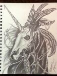  death equid equine horse mammal realistic traditional_media_(artwork) 